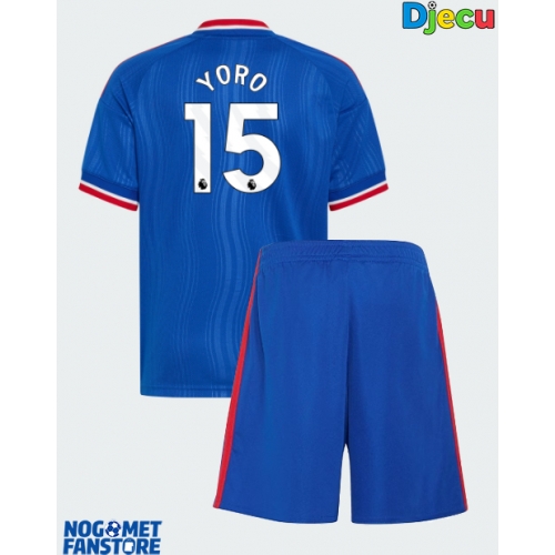 Manchester United Leny Yoro #15 Gostujuci Dres za djecu 2026-27 Kratak Rukav (+ Kratke hlače)